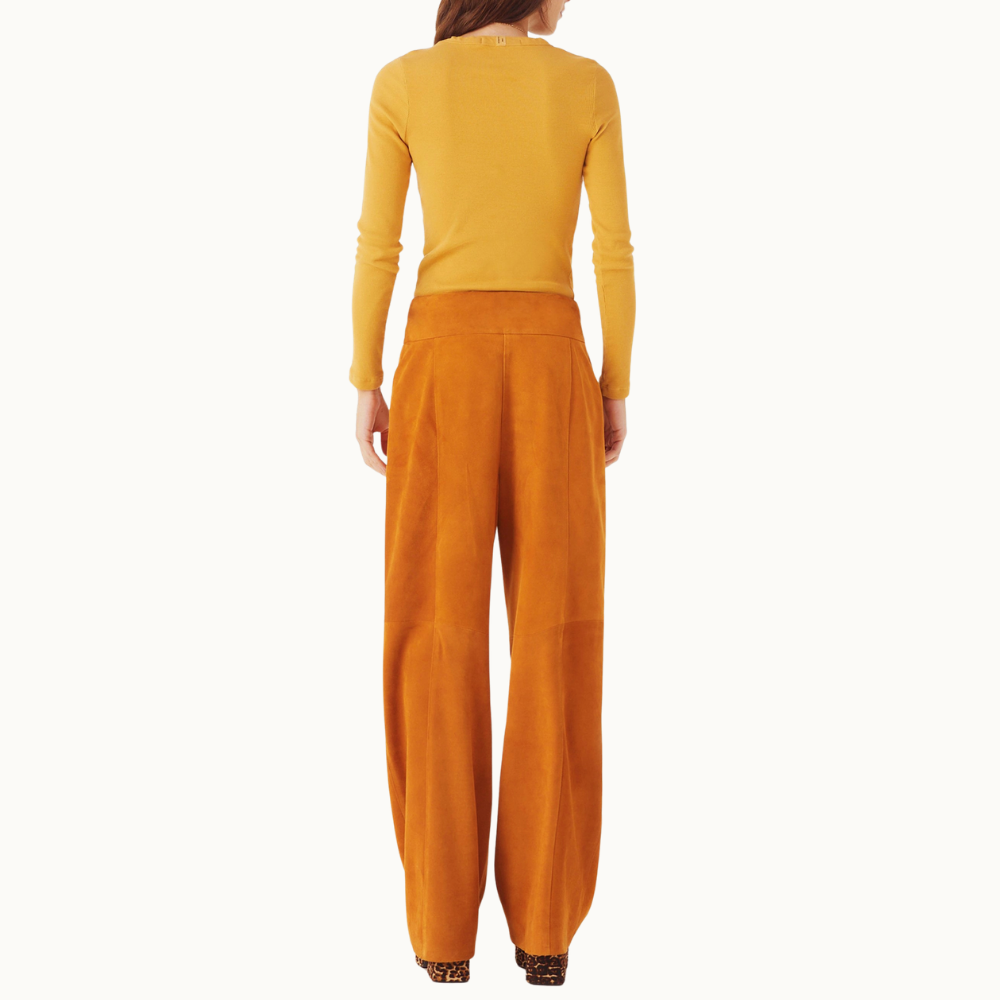 Calça De Couro Gemma Honney