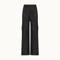 CALÇA DE LINHO AMPLA CARGO