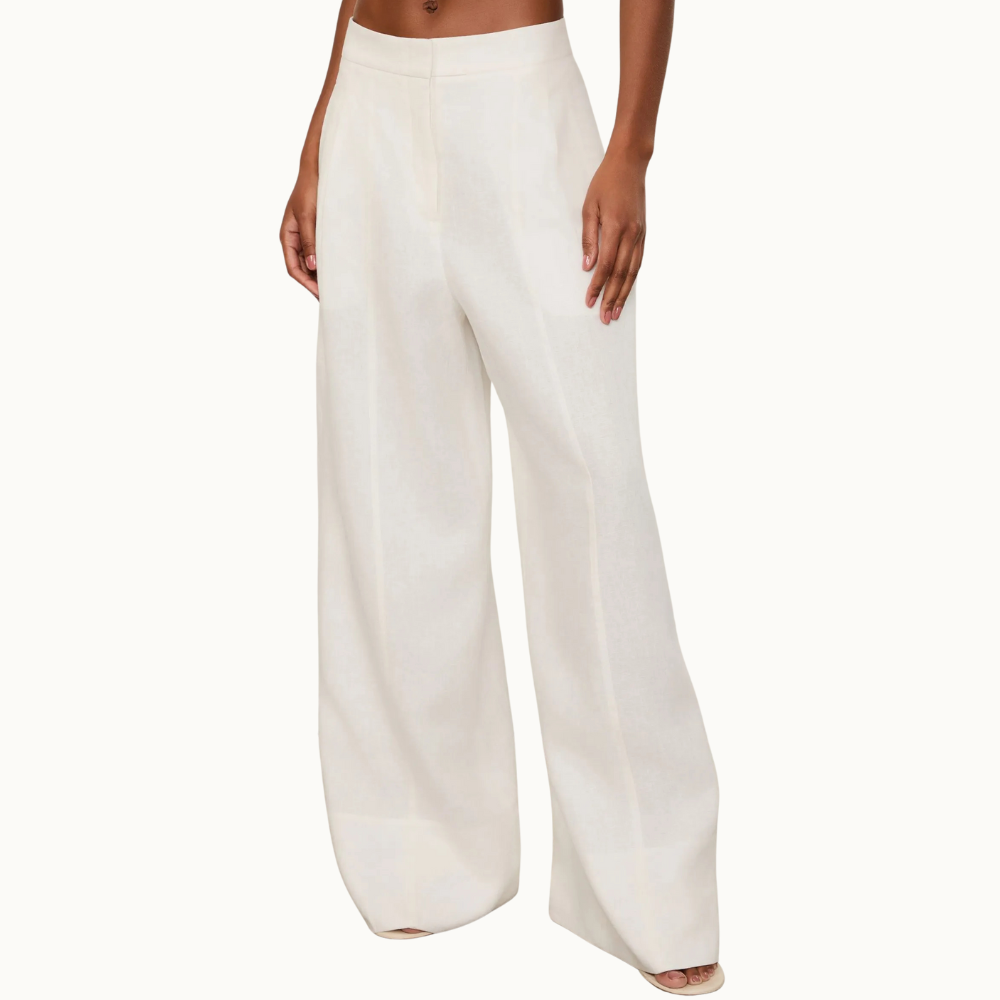 CALÇA DE LINHO AMPLA