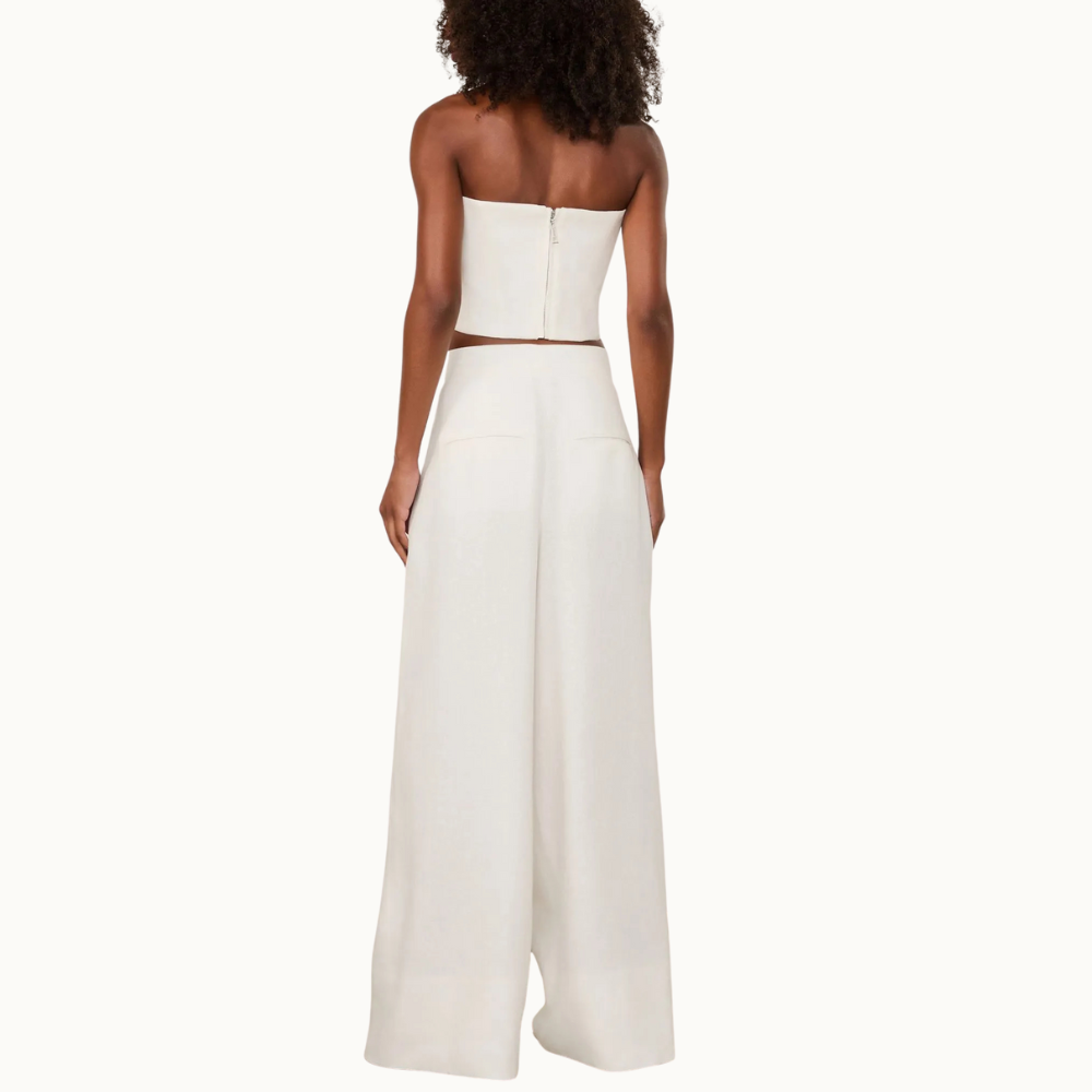 CALÇA DE LINHO AMPLA