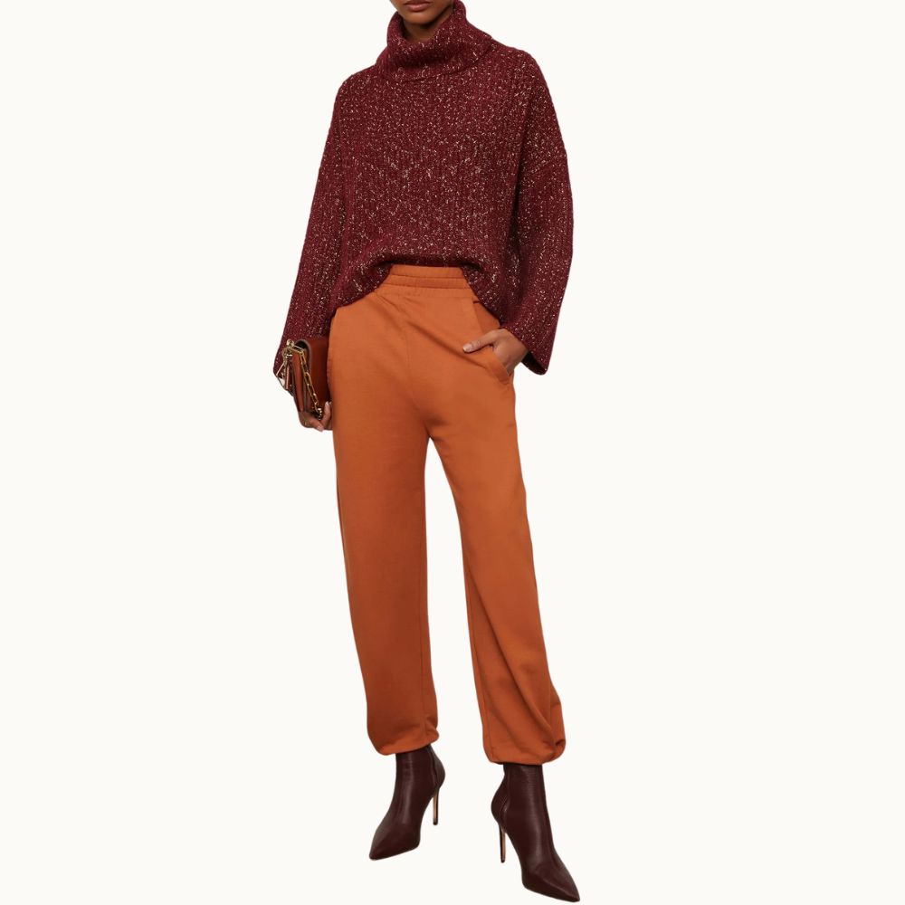 CALÇA DE MOLETOM CENOURA