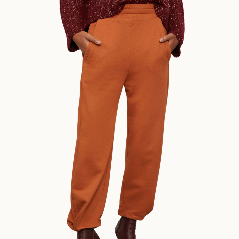 CALÇA DE MOLETOM CENOURA