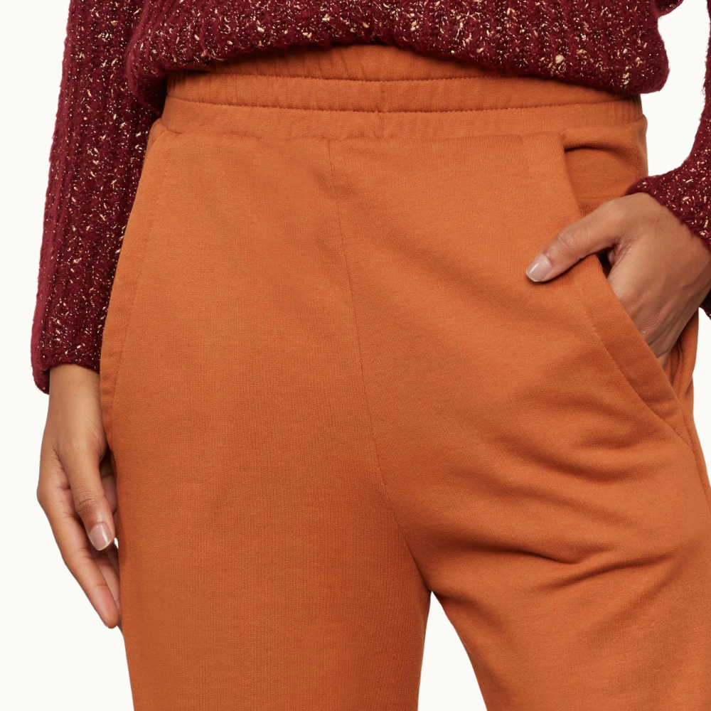 CALÇA DE MOLETOM CENOURA