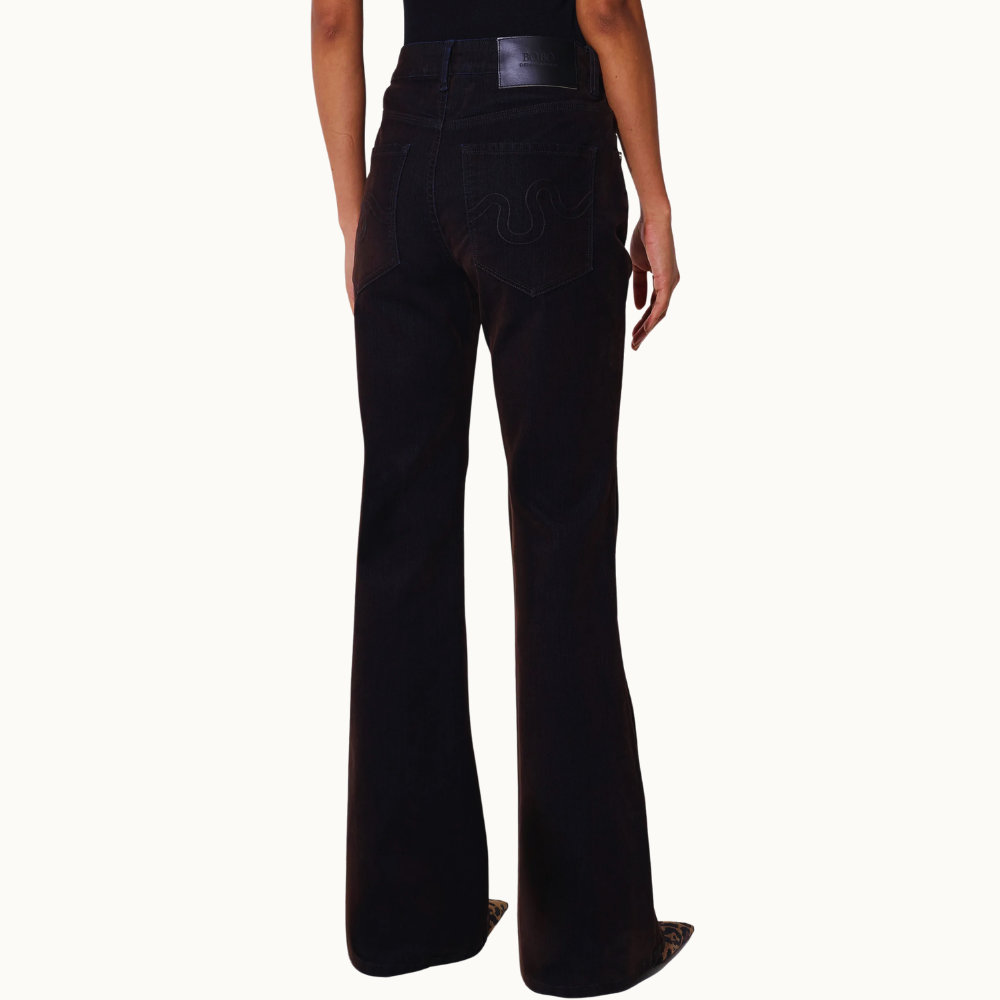 CALÇA AUBREY VELVET COFFE