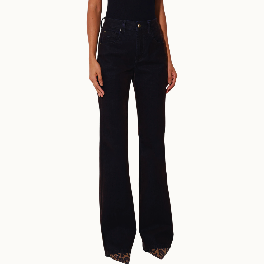 CALÇA AUBREY VELVET COFFE