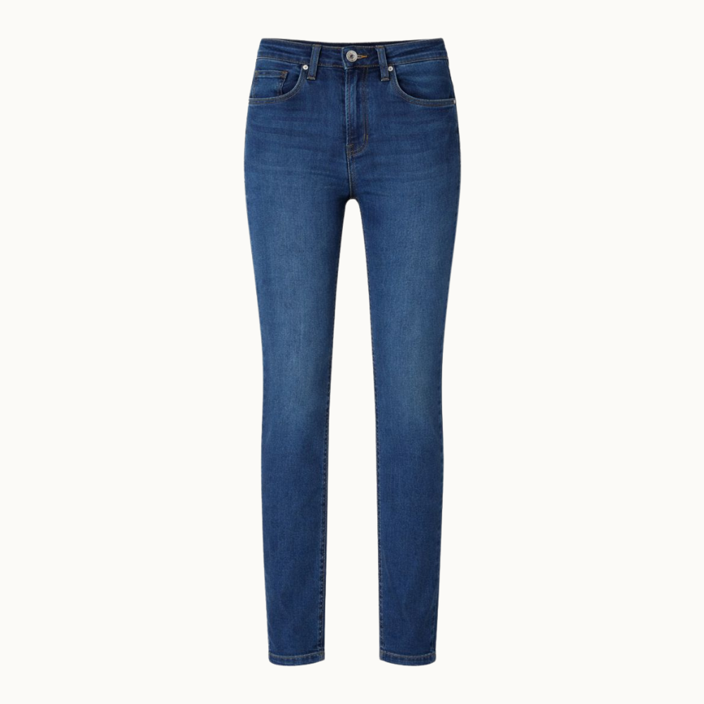CALCA JEANS SKINNY BASIC HIGH WASHED
