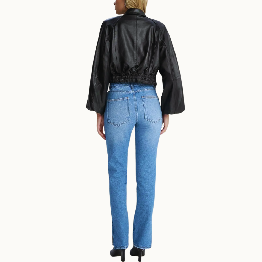 CALÇA JEANS FENDA MALU