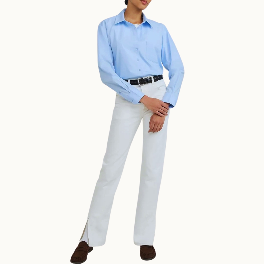 CALÇA JEANS FENDA MALU