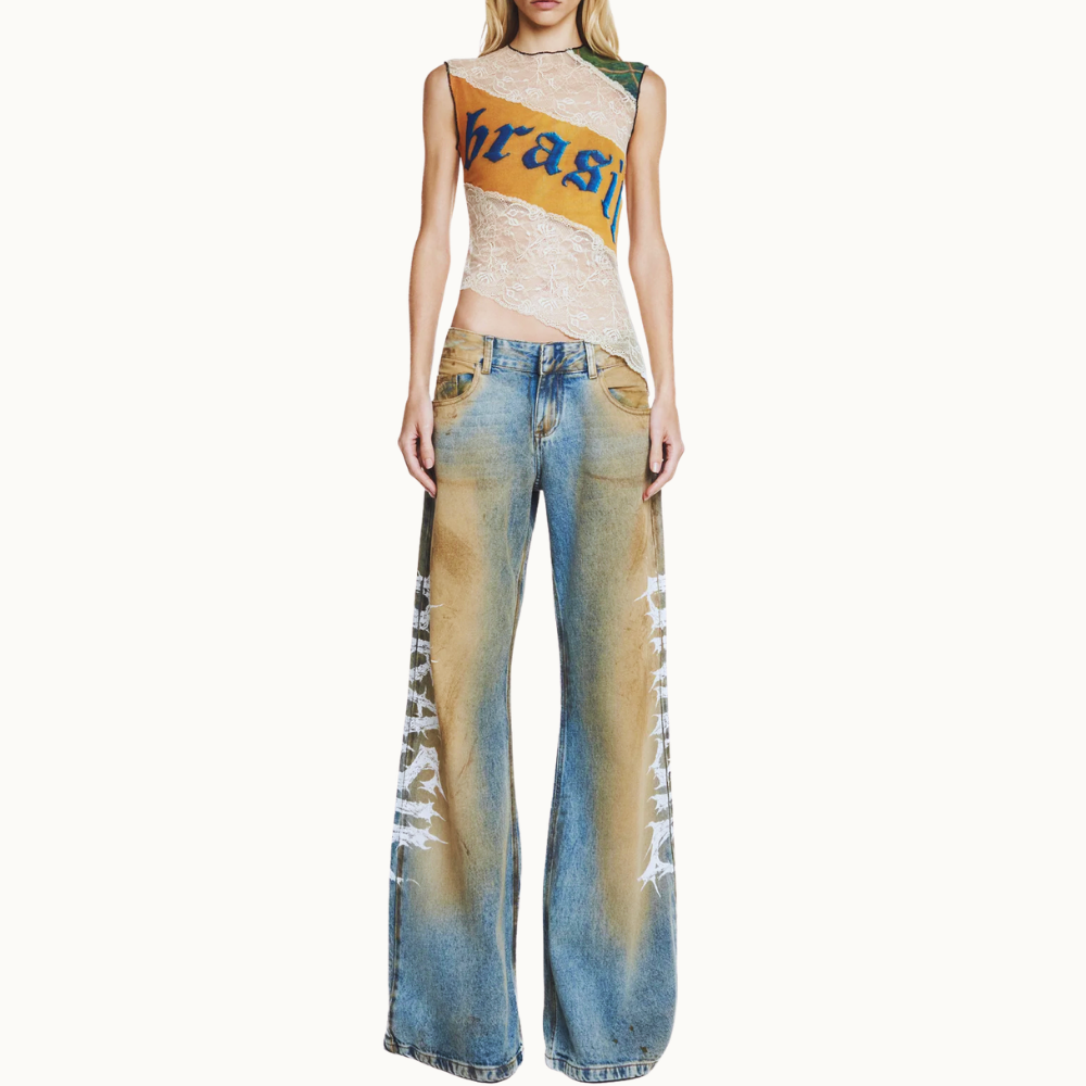 CALÇA JEANS FLARE BRASIL
