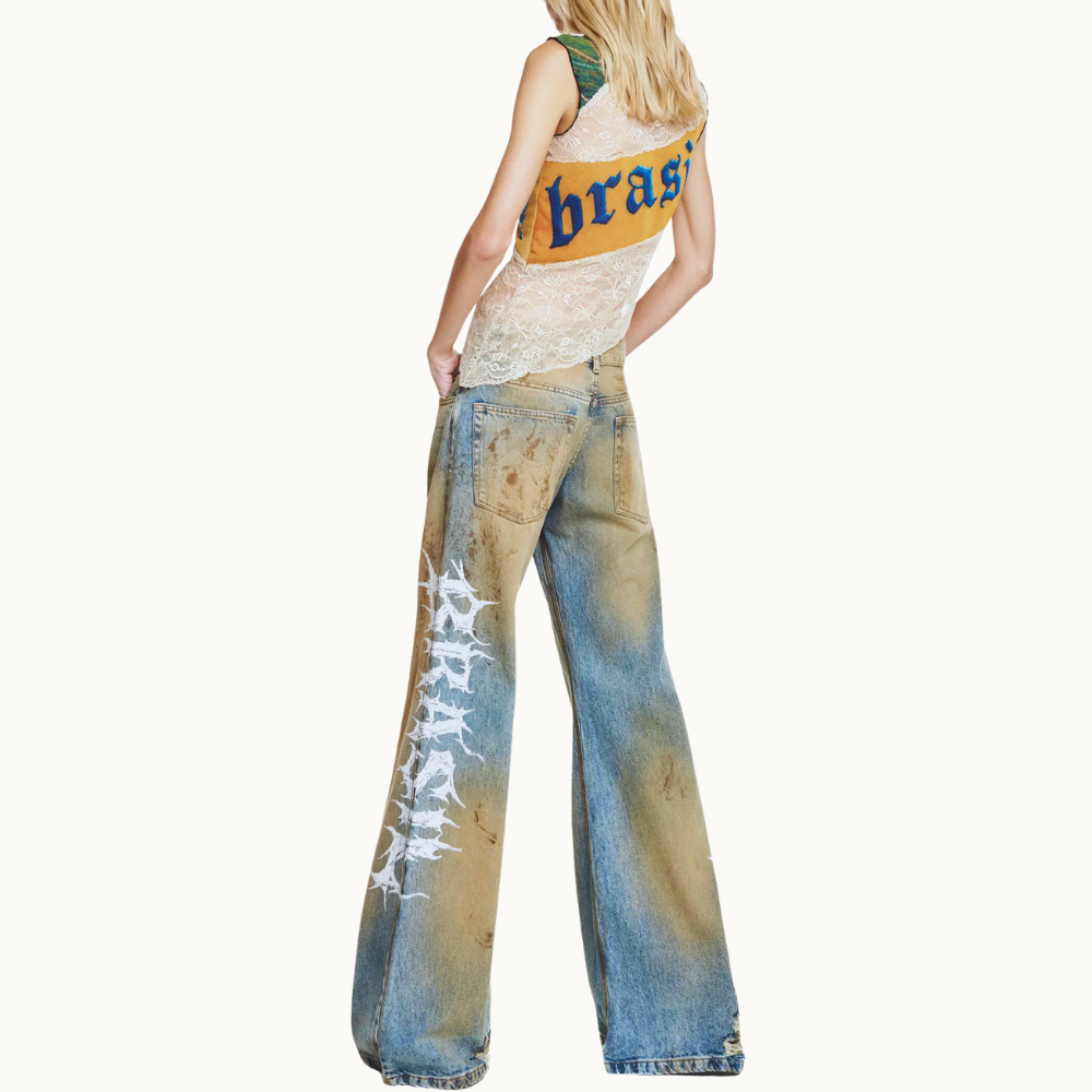 CALÇA JEANS FLARE BRASIL