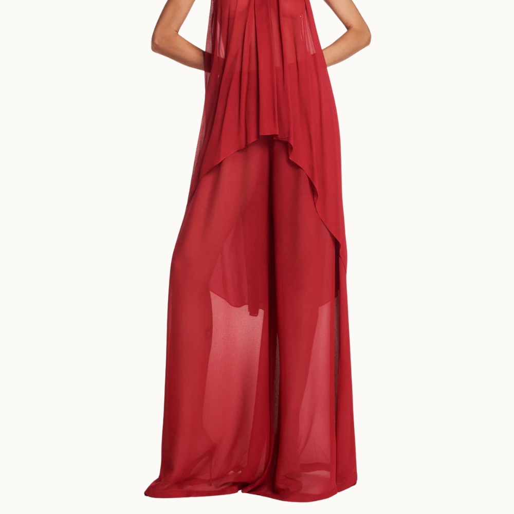 CALÇA PANTALONA ELÁSTICO CÓS GEORGETE