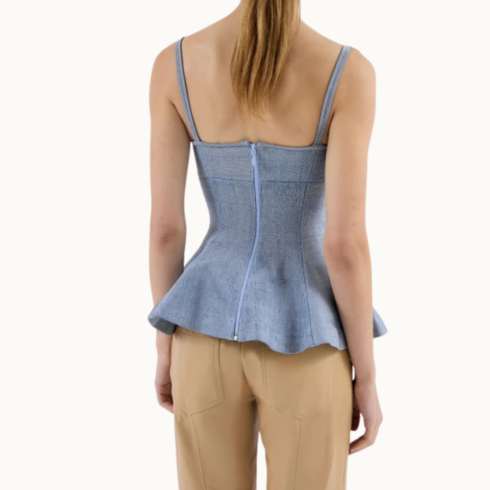 CALÇA TRANSPASSADA COURO URSULA