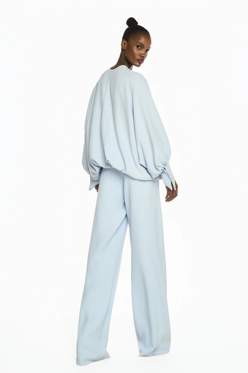 CALÇA ALFAIATARIA CREPE HEAVY PATOU AZUL