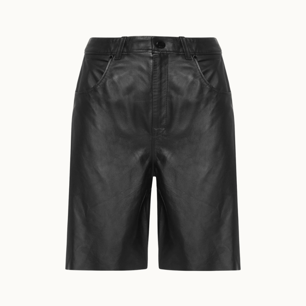 BERMUDA DE COURO CLASSICA