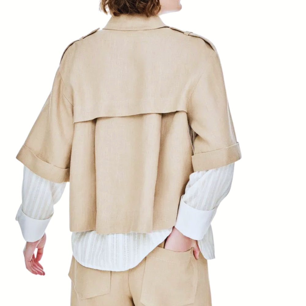 CAMISA LINHO FLAX FLOR