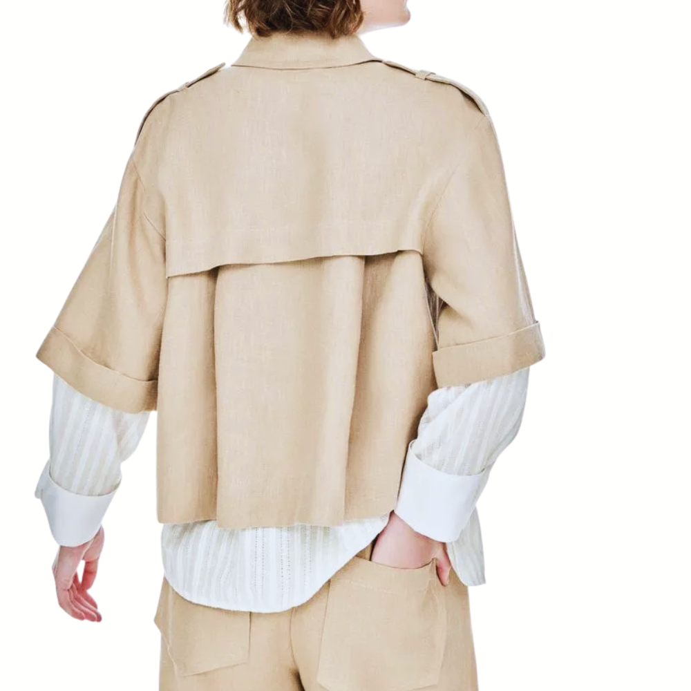 CAMISA LINHO FLAX FLOR