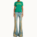 CAMISETA BABY LOOK BRASIL VERDE E AMARELO