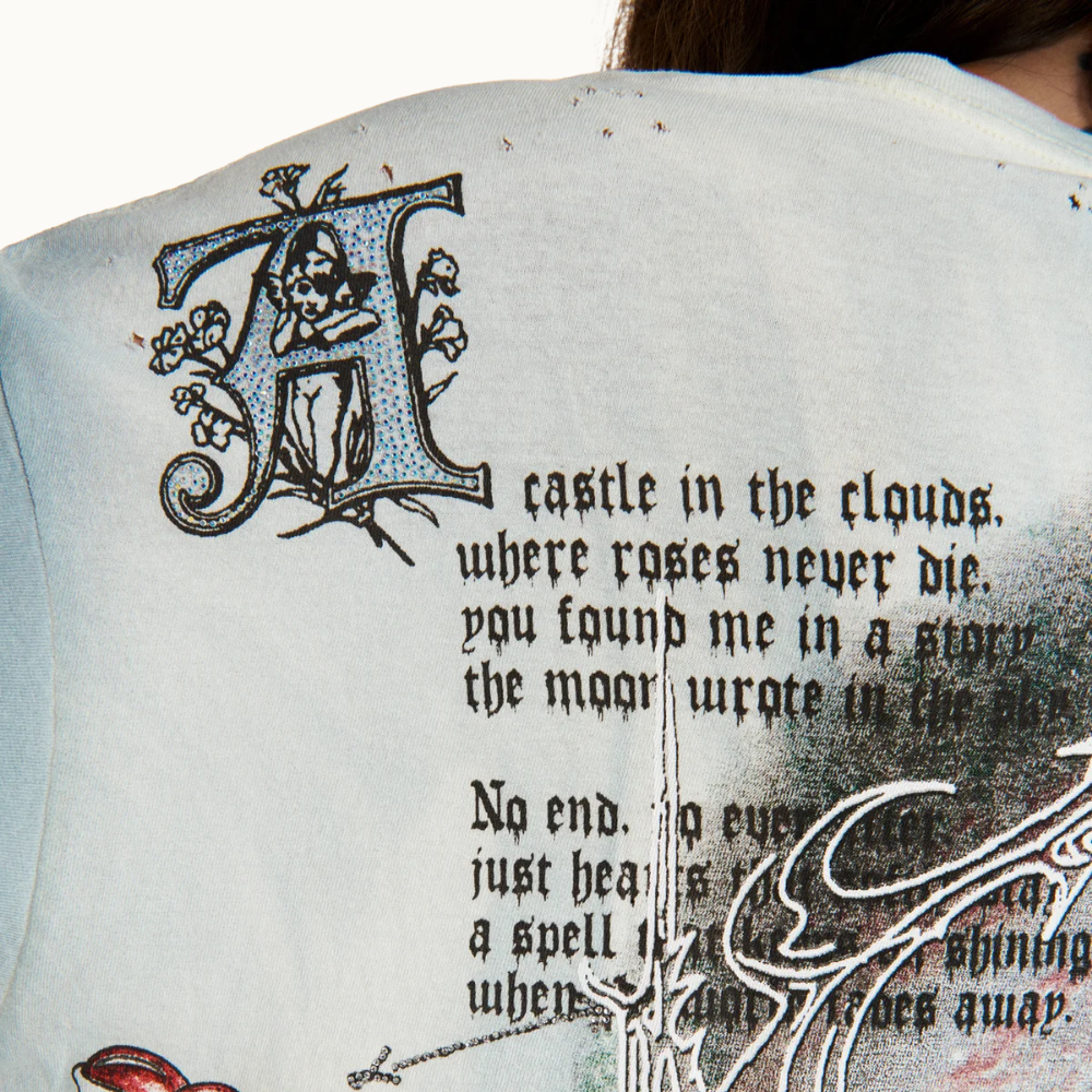 CAMISETA MEANT TO BE MANCHADA