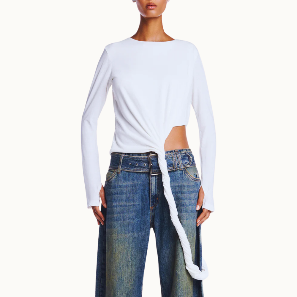 CAMISETA ML BARRA TORCIDA