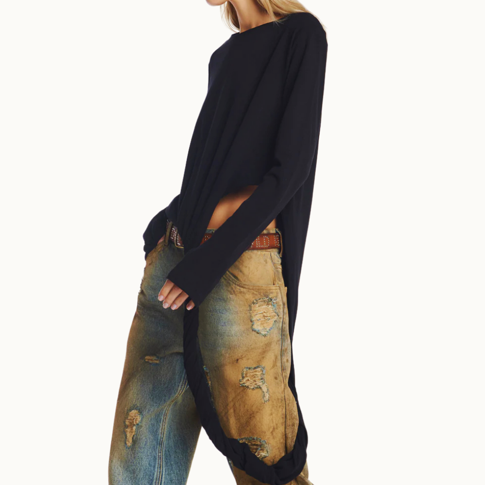 CAMISETA ML BARRA TORCIDA