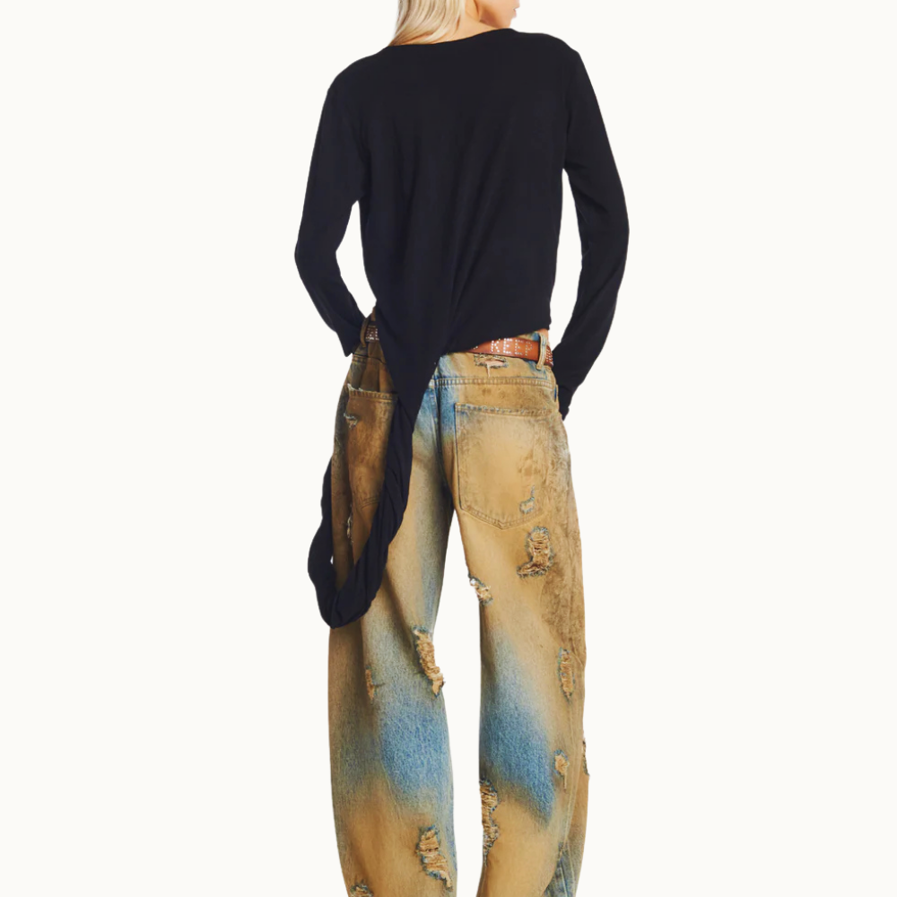 CAMISETA ML BARRA TORCIDA