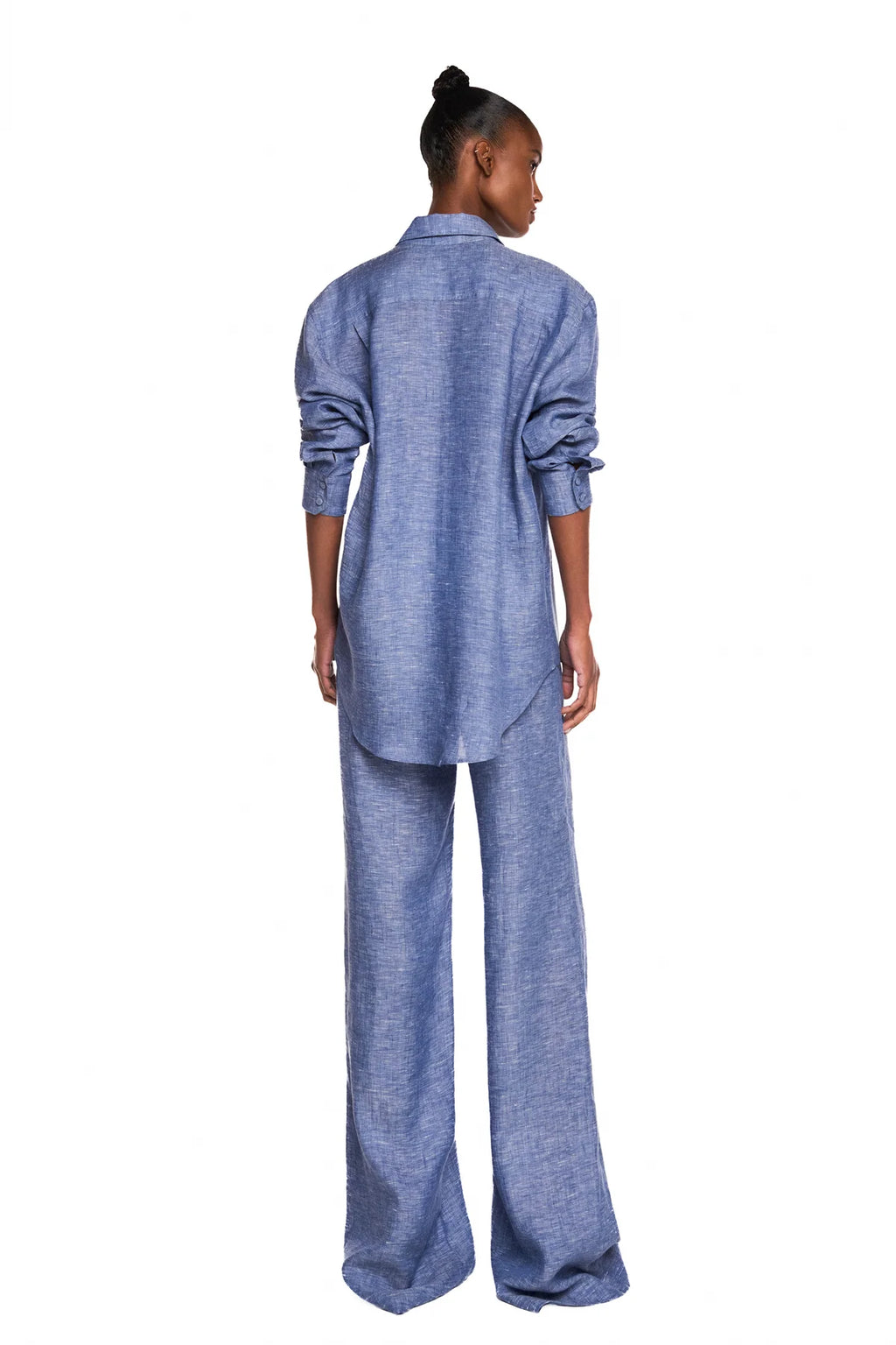 CAMISA LINHO AZUL