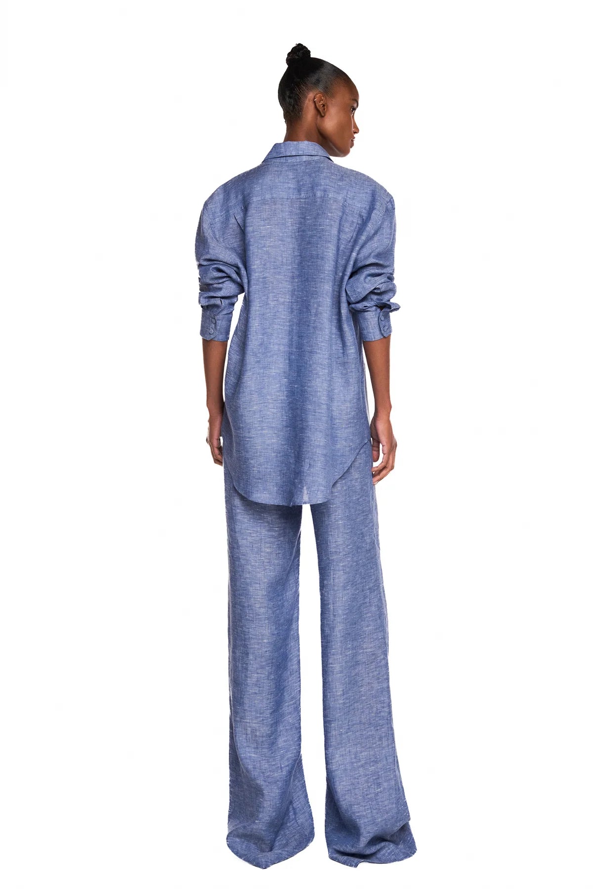 CAMISA LINHO AZUL