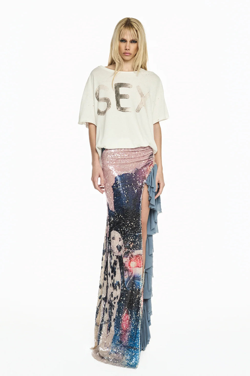 CAMISETA SEX MANGA CURTA OFF WHITE