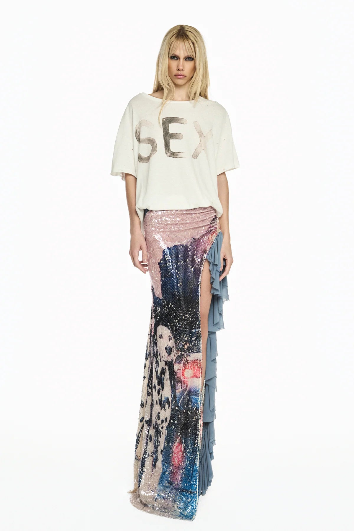 CAMISETA SEX MANGA CURTA OFF WHITE