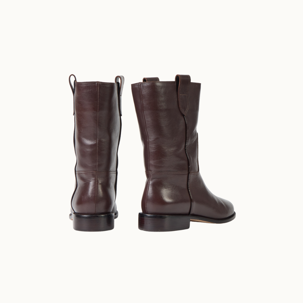 BOTA COURO LIVIA