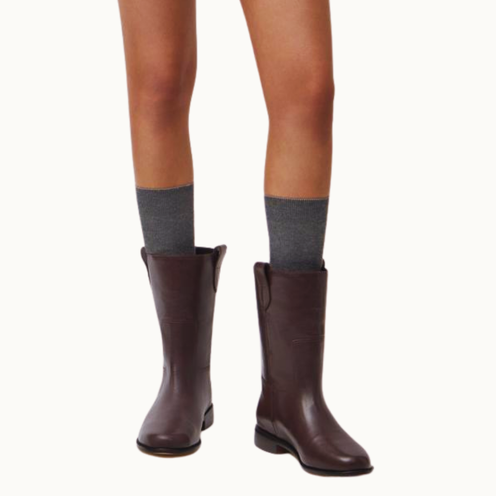 BOTA COURO LIVIA