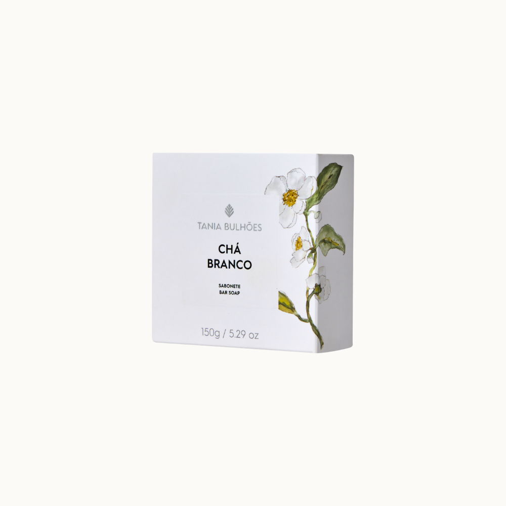 CHÁ BRANCO SABONETE EM BARRA 150G