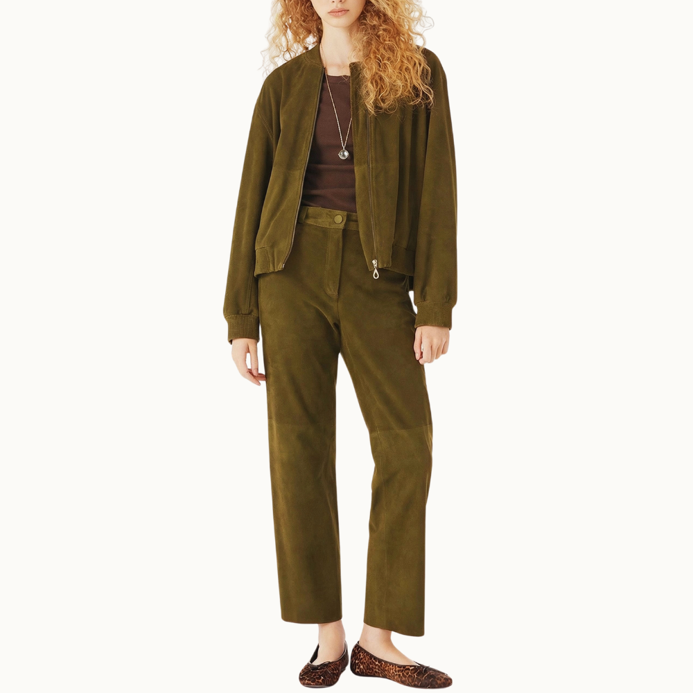 CALÇA DE COURO GINA