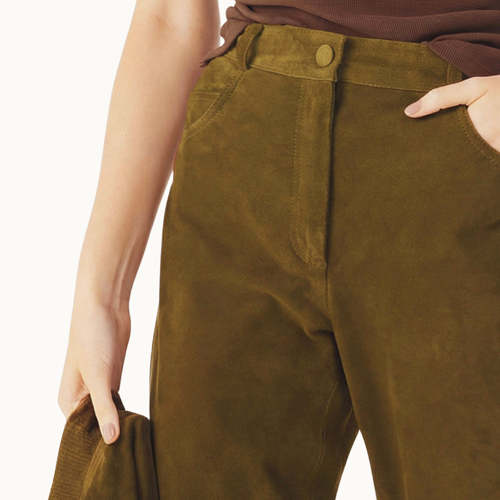 CALÇA DE COURO GINA