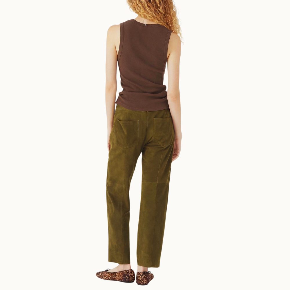 CALÇA DE COURO GINA