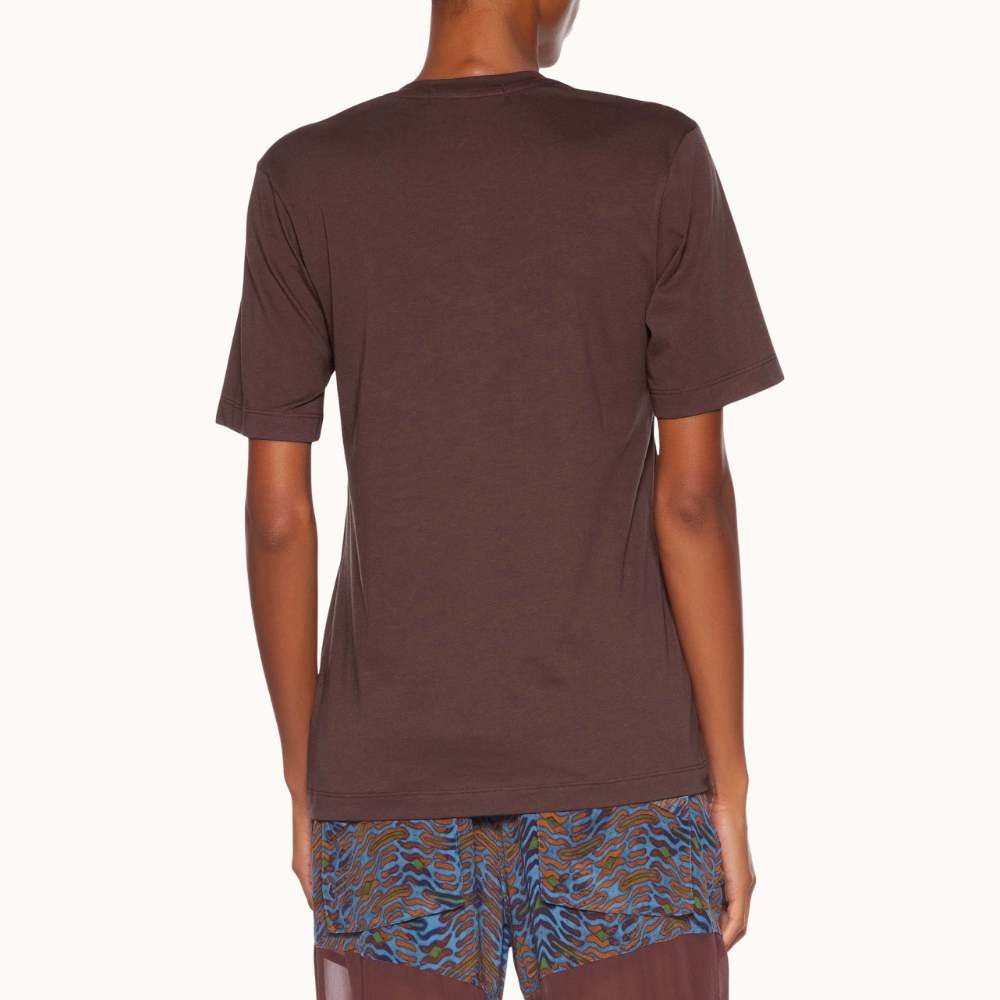 Camiseta Feminina De Algodão Pima Decote V