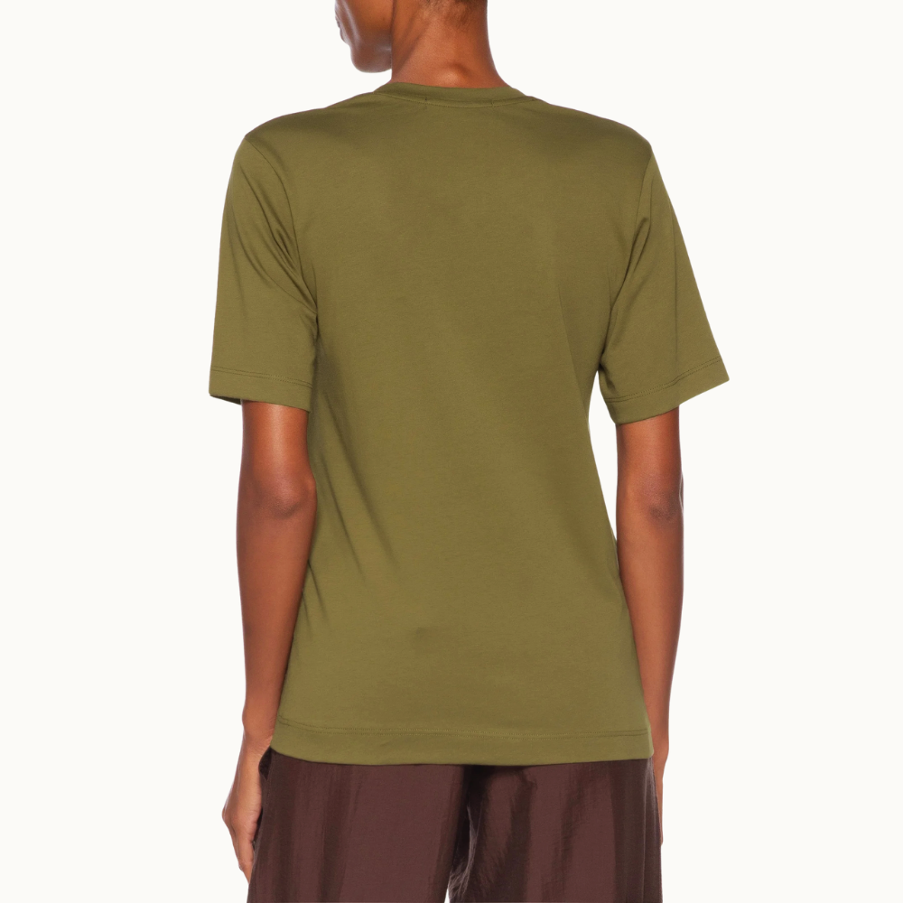Camiseta Feminina De Algodão Pima Decote V