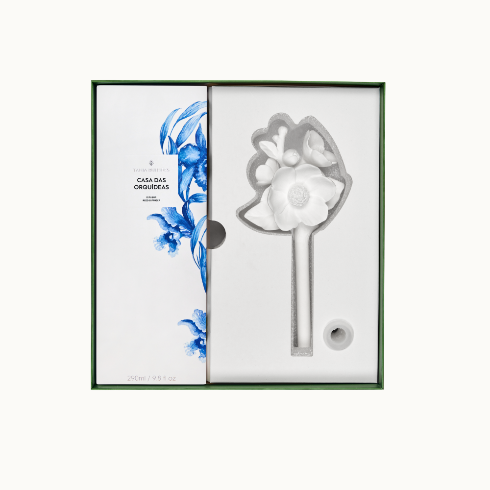 DIFUSOR DE PORCELANA ORQUÍDEAS 290ML