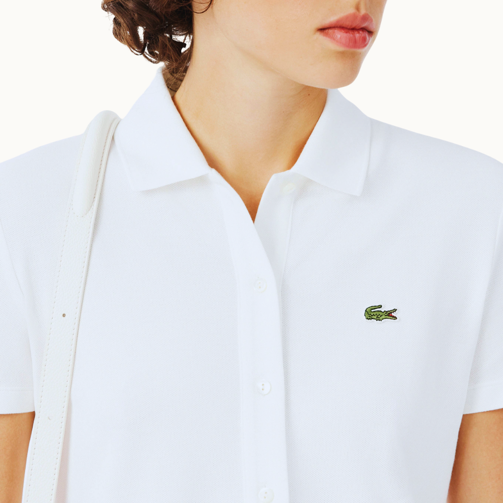 VESTIDO POLO PLISSADO EM PIQUÉ STRETCH