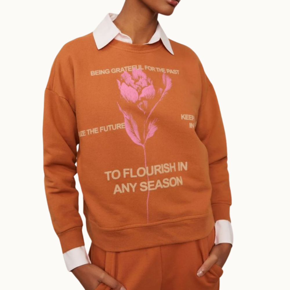 MOLETON SILK FLORA