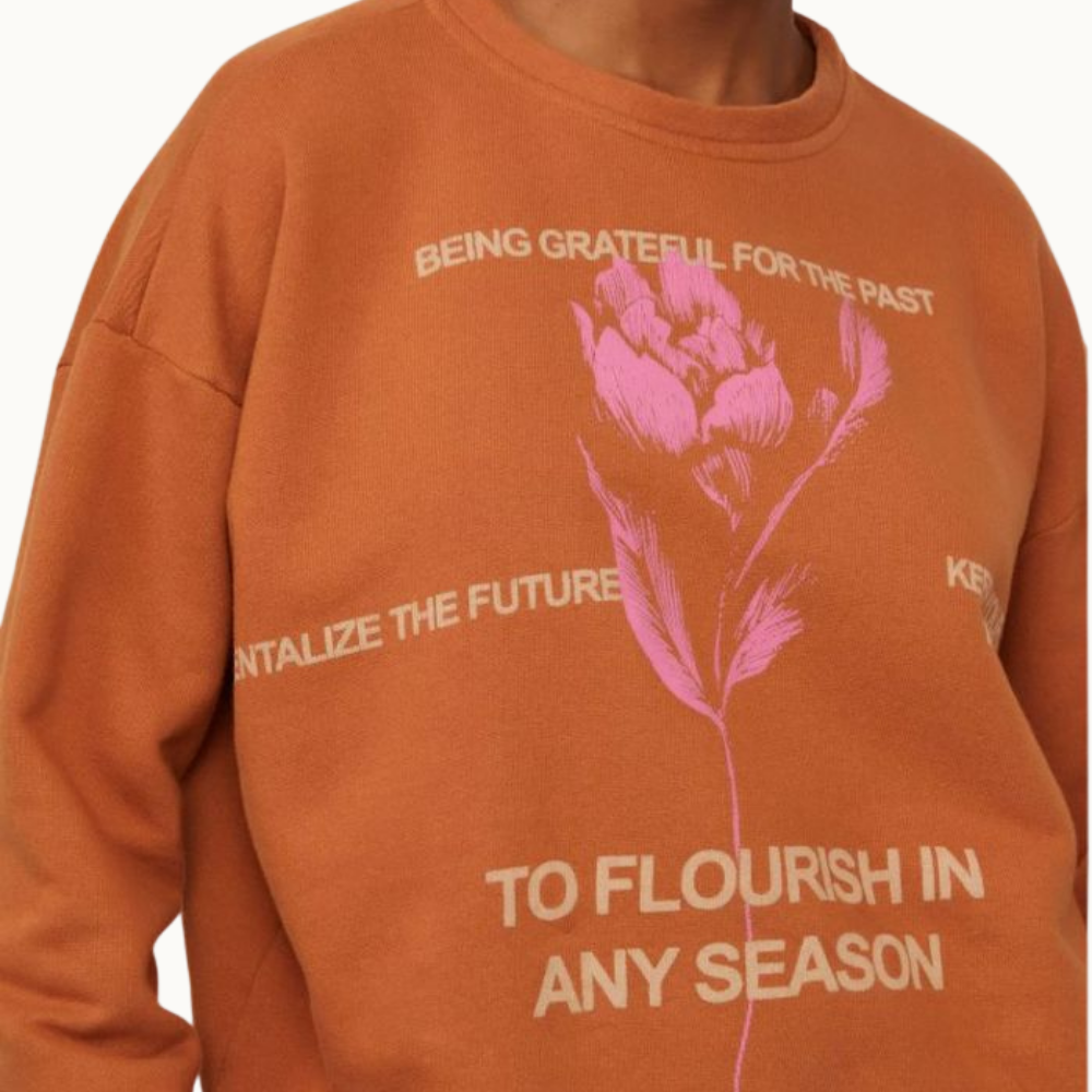 MOLETON SILK FLORA