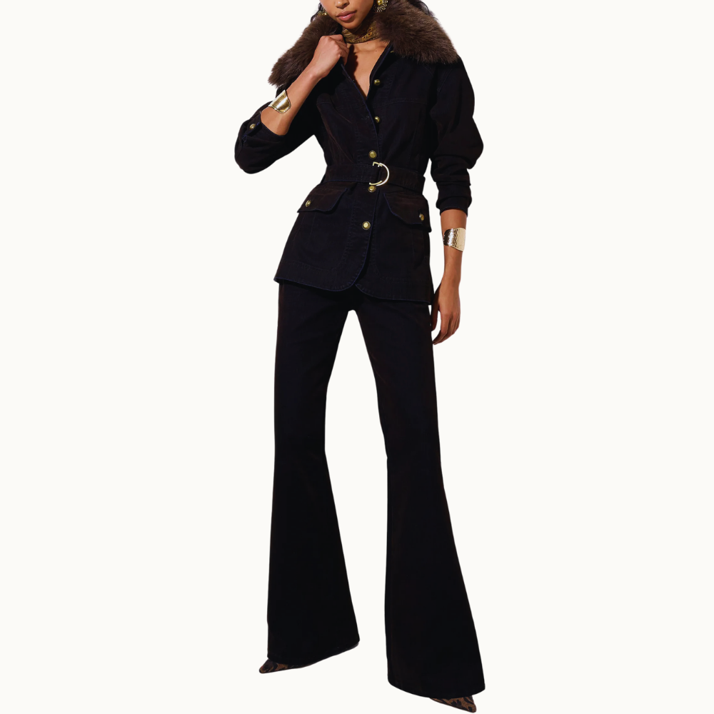 PARKA JOLIE VELVET COFFE