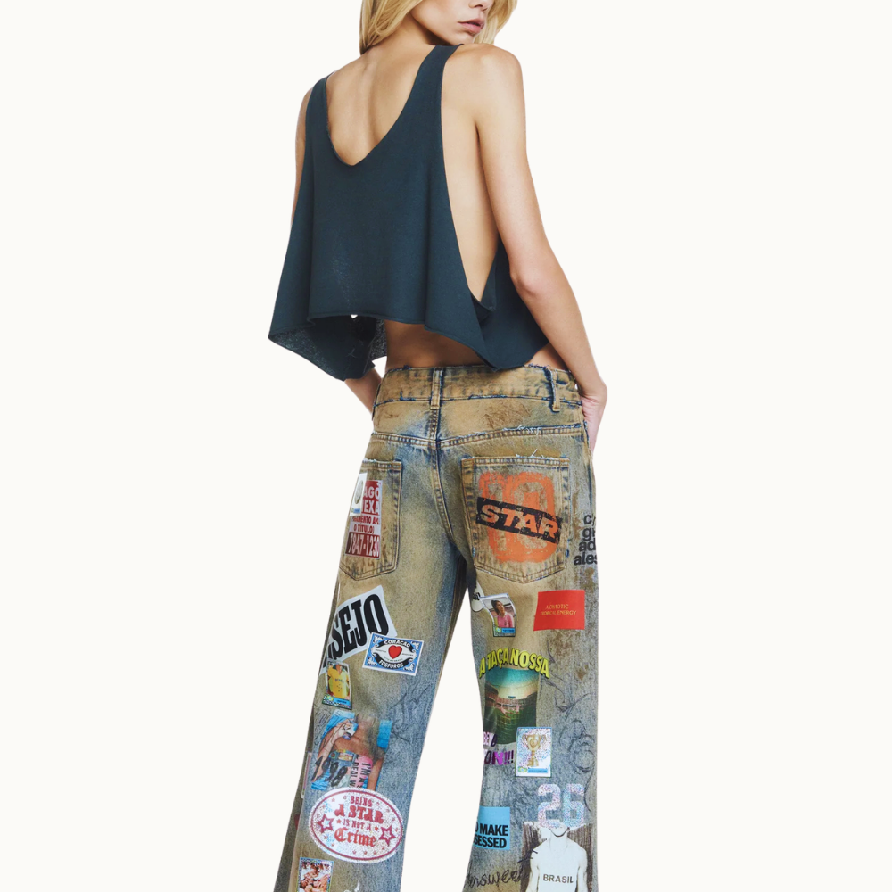 REGATA LARGA CROPPED BRASIL CHUMBO