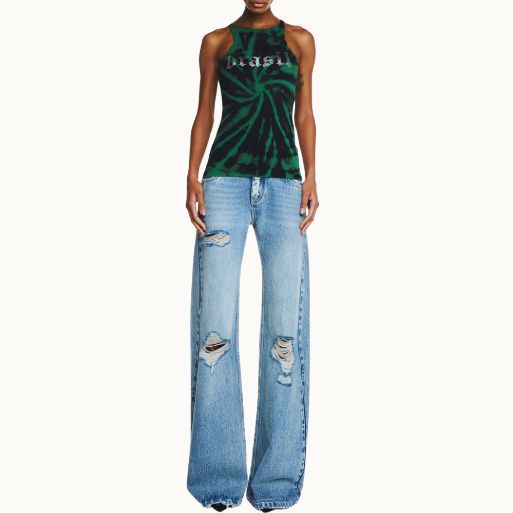 REGATA NADADOR RIB TIE DYE BRASIL PEDRAS