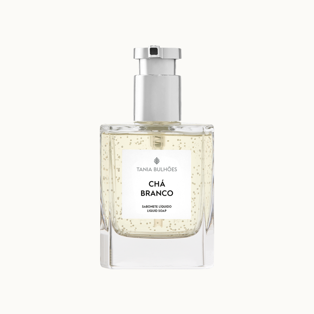 CHÁ BRANCO SABONETE LÍQUIDO COM VITAMINA E