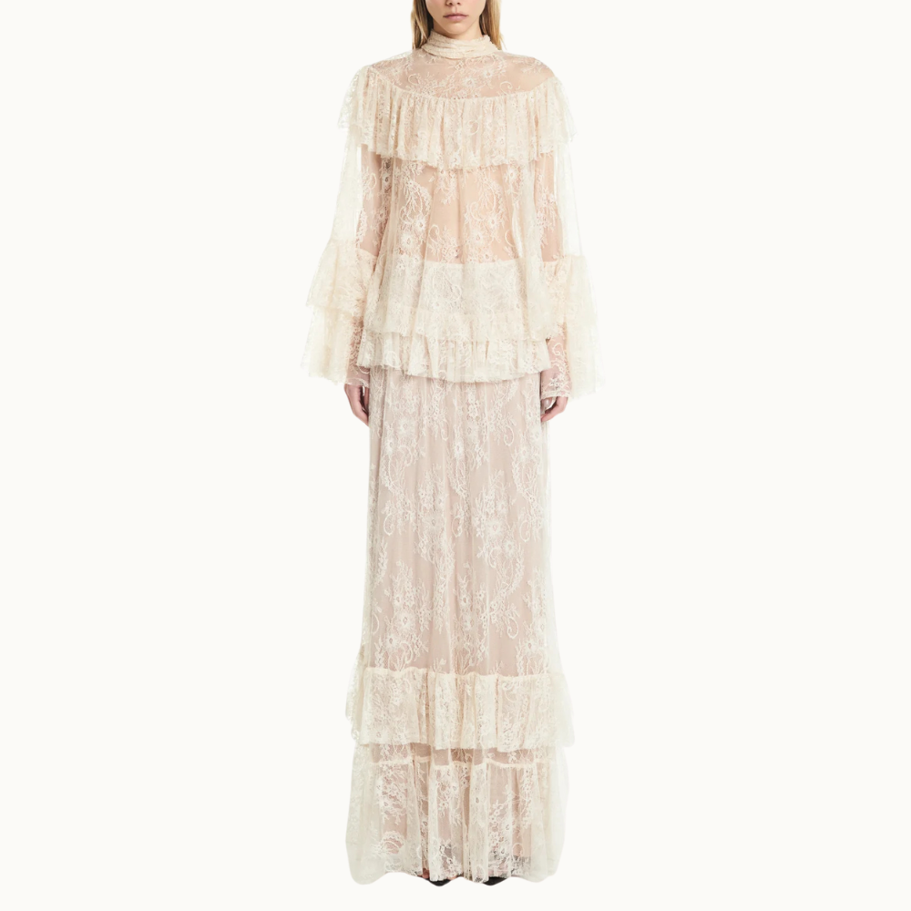 SAIA LONGA BABADOS RENDA