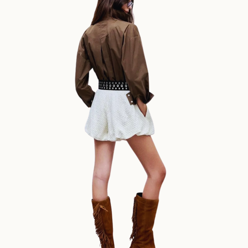 SHORTS COTTON TRAMA CECI