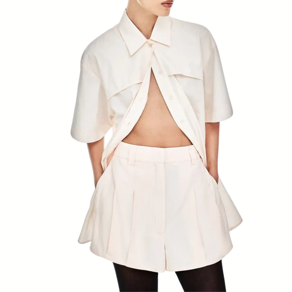 SHORTS CREPE ILLUSION ISA