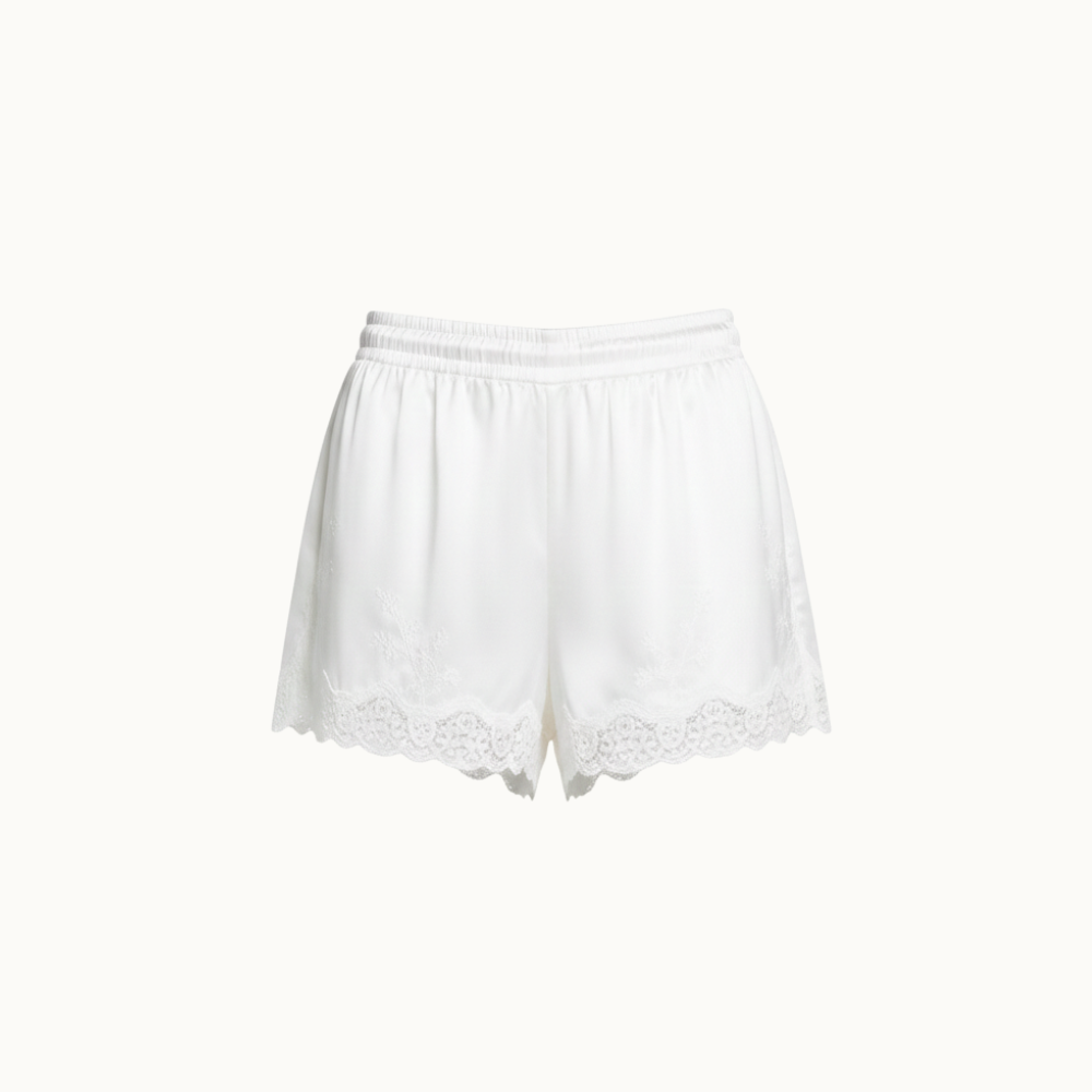 SHORTS DETALHES RENDA CETIM