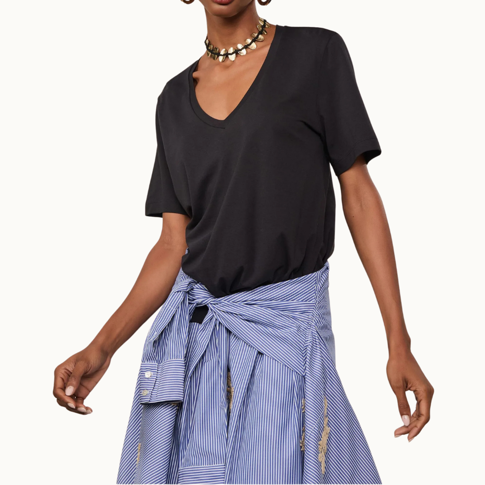 T-SHIRT DE ALGODÃO PIMA